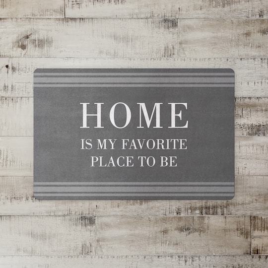 Home is My Favorite Place Floor Mat